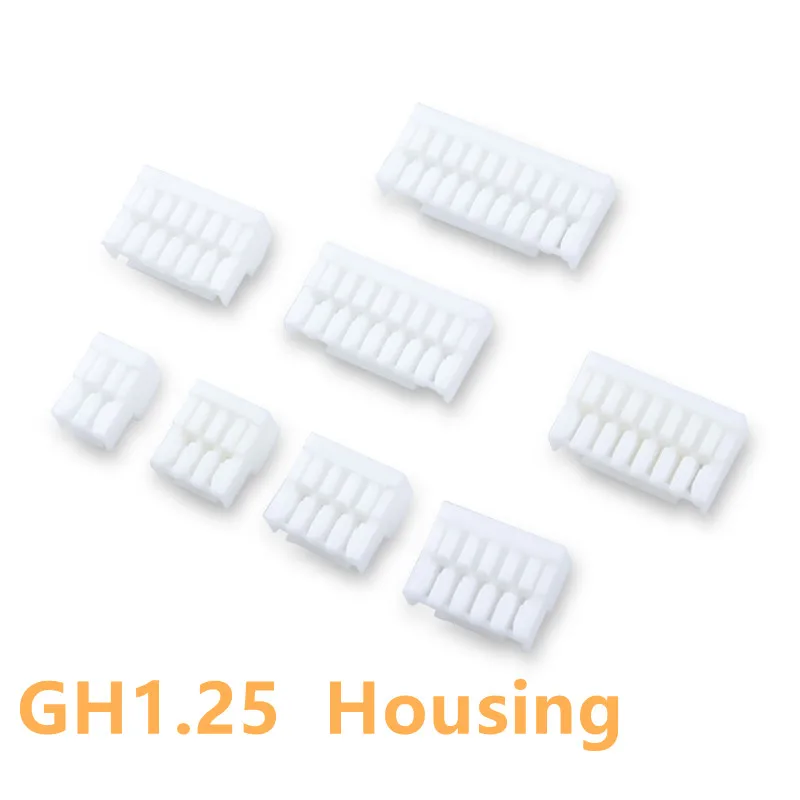 

20pcs MICRO JST GH1.25/1.27 1.25MM Pitch with Lock Housing Connector 2P/3P/4P/5P/6P/7P/8P/9P/10P