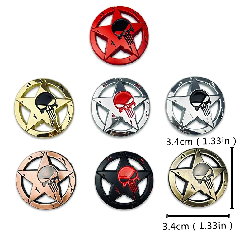 Боковая эмблема кузова автомобиля череп задний багажник значок наклейка для BMW