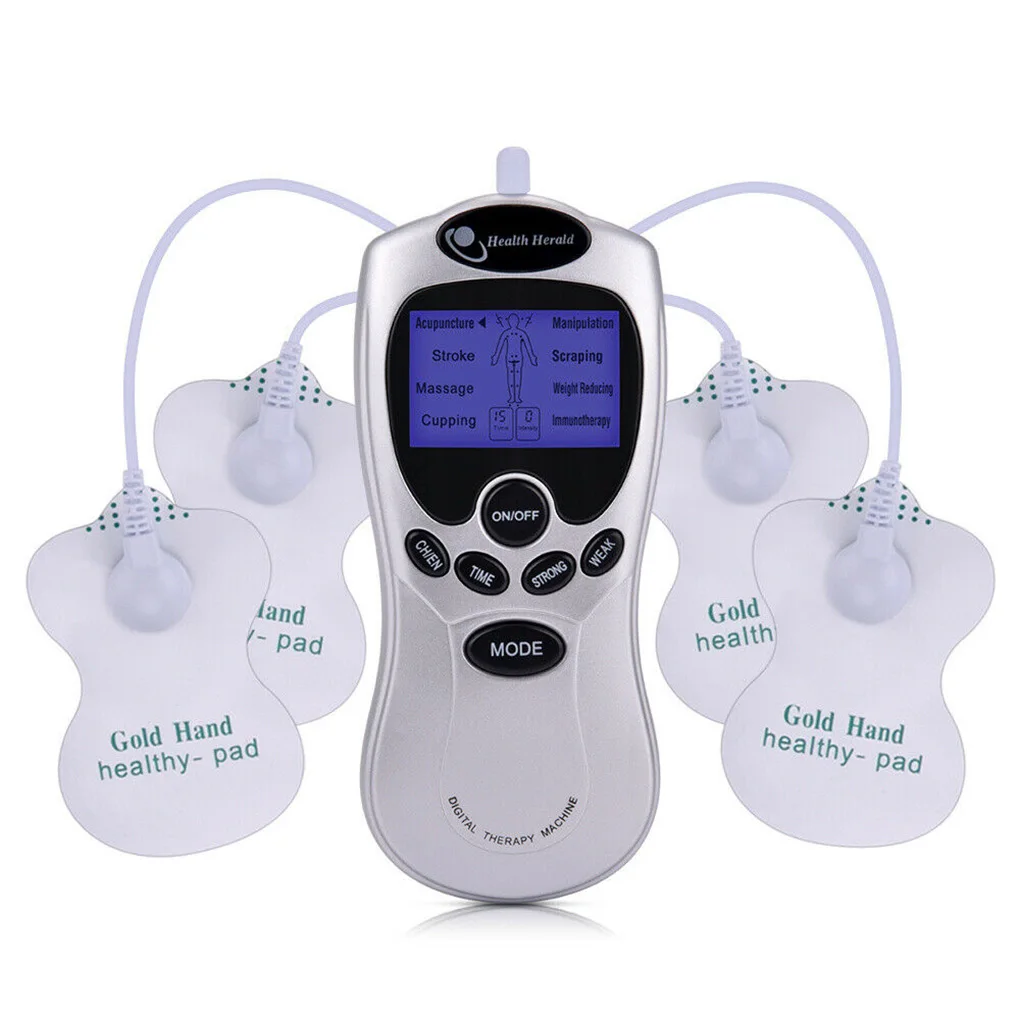 

8-Mode Electric Muscle Stimulator Ems Acupuncture Face Body Massager Digital Therapy Herald Massage Tool Electrostimulator
