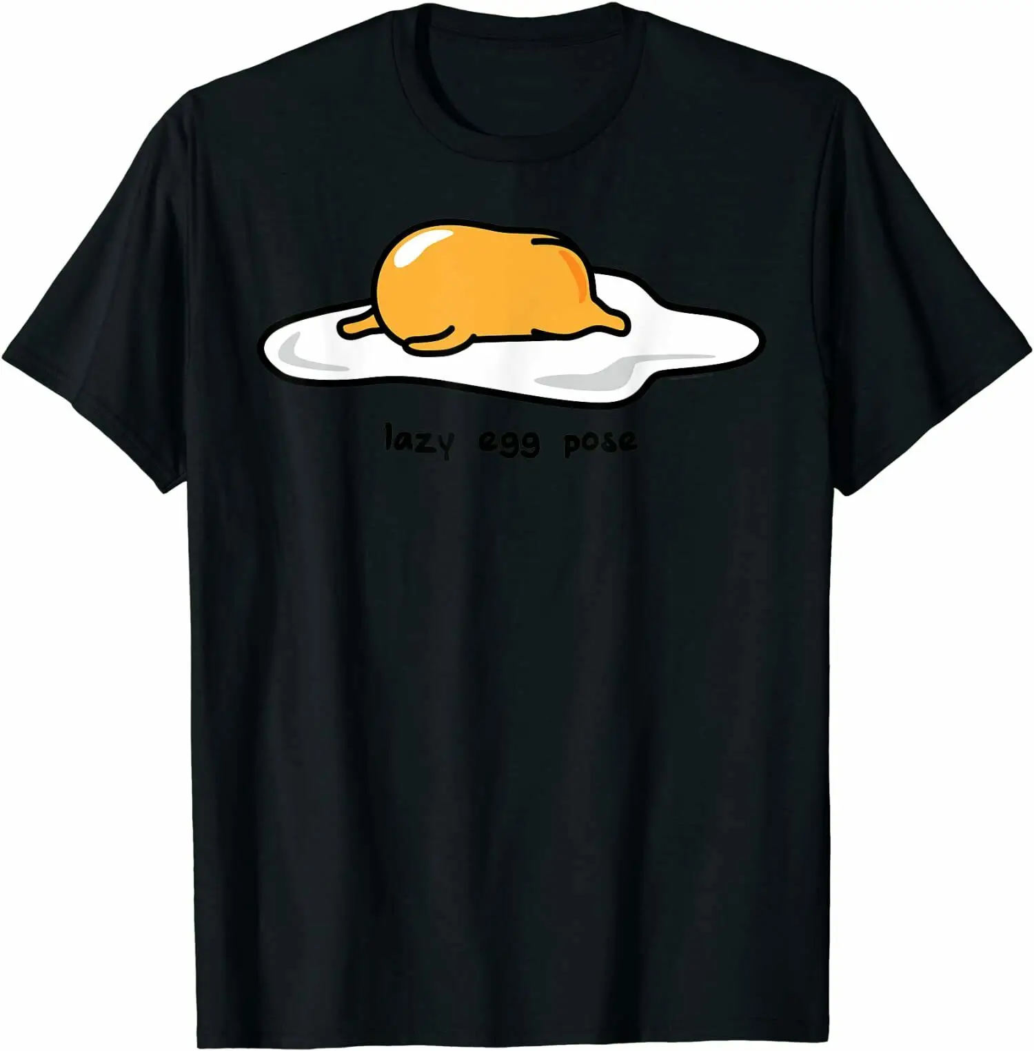 

Funny Yoga Lazy Egg Yoga Pose T-Shirt Tee Shirts