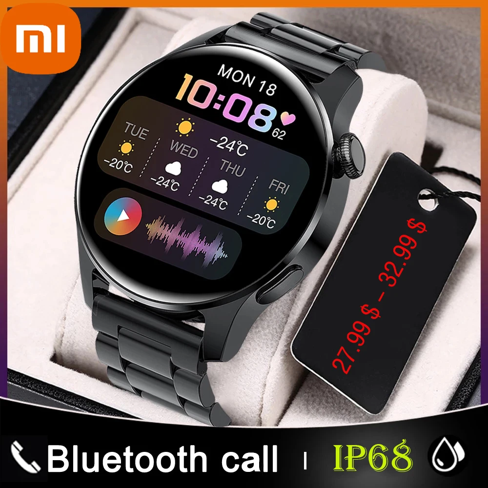 

Смарт-часы Xiaomi мужские с Bluetooth, водостойкие, IP68