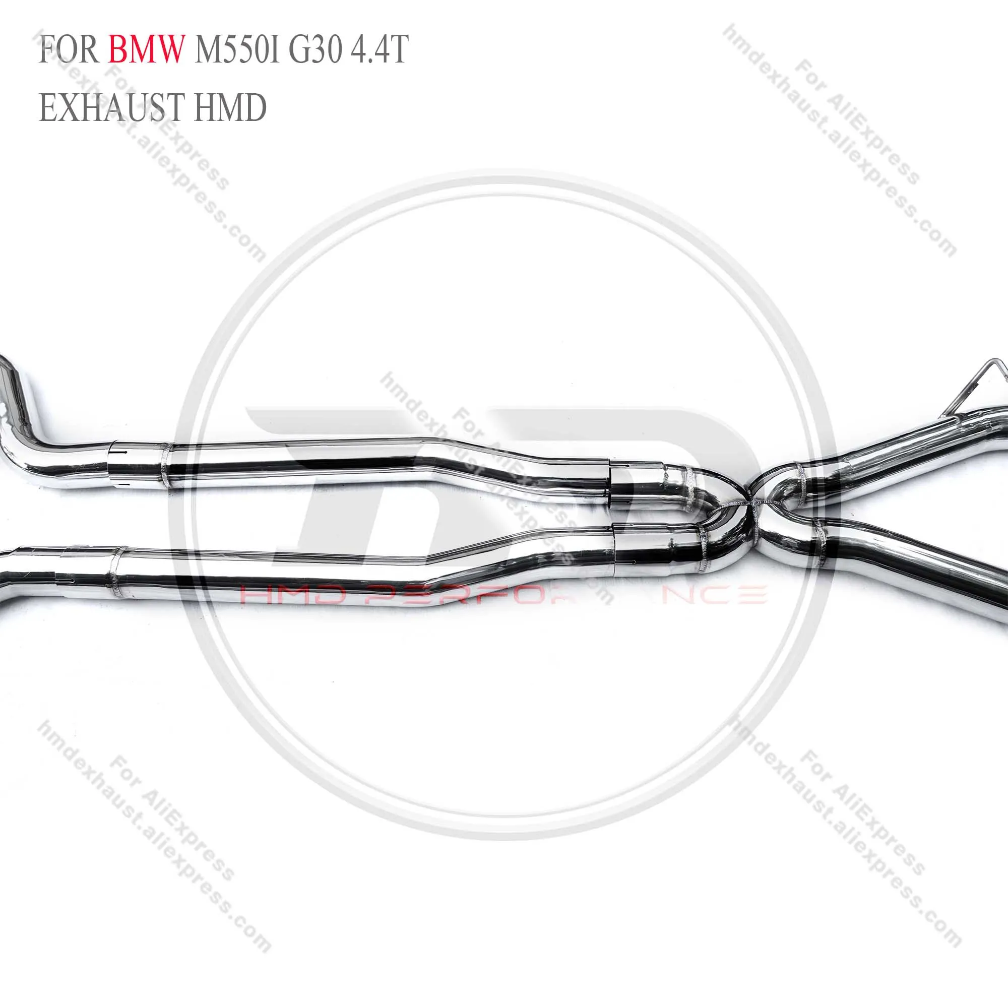 HMD Catback выхлопные системы для BMW M550i G30 4 T 2017-2022 гоночный автомобиль нержавеющая