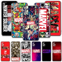 marvel avengers logo phone case for samsung galaxy a51 a71 a41 a31 a11 a01 a72 a52 a42 a32 a22silicone tpu cover