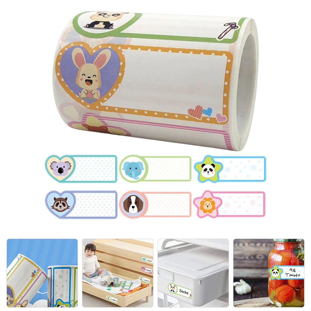 

1 Roll Name Tags Stickers Labels Kitchen Reminding Stickers Lunch Boxes Decals