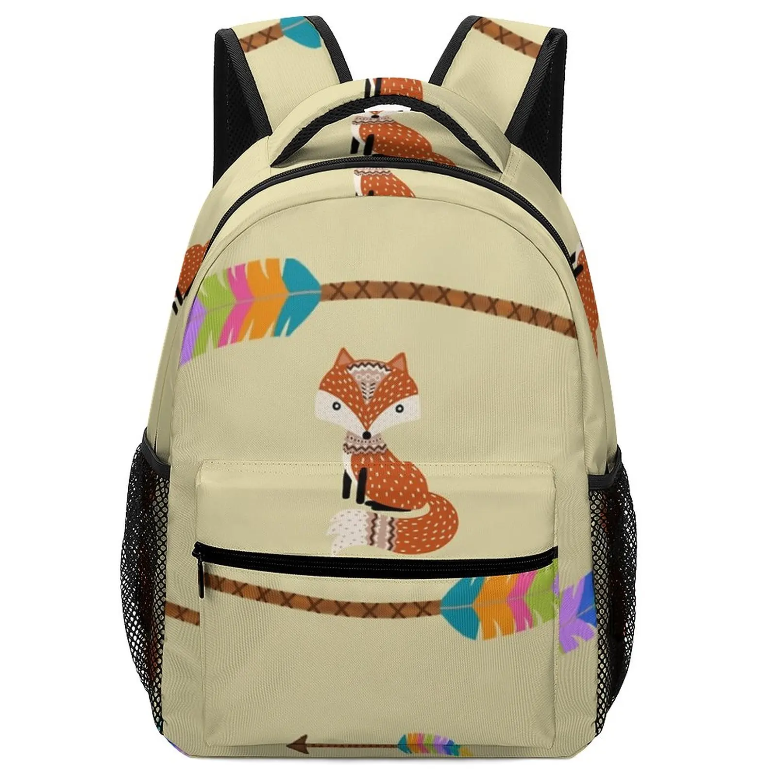 2022 New Fox - Arrows  Backpack Children for Student Kids Men Art  School Bag Backpack Girl Cartoon Preschool