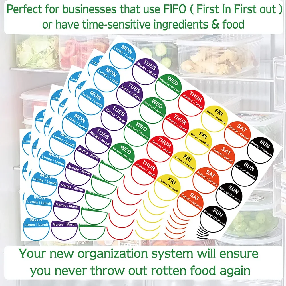 Рисунок 3 - этикетки на неделю