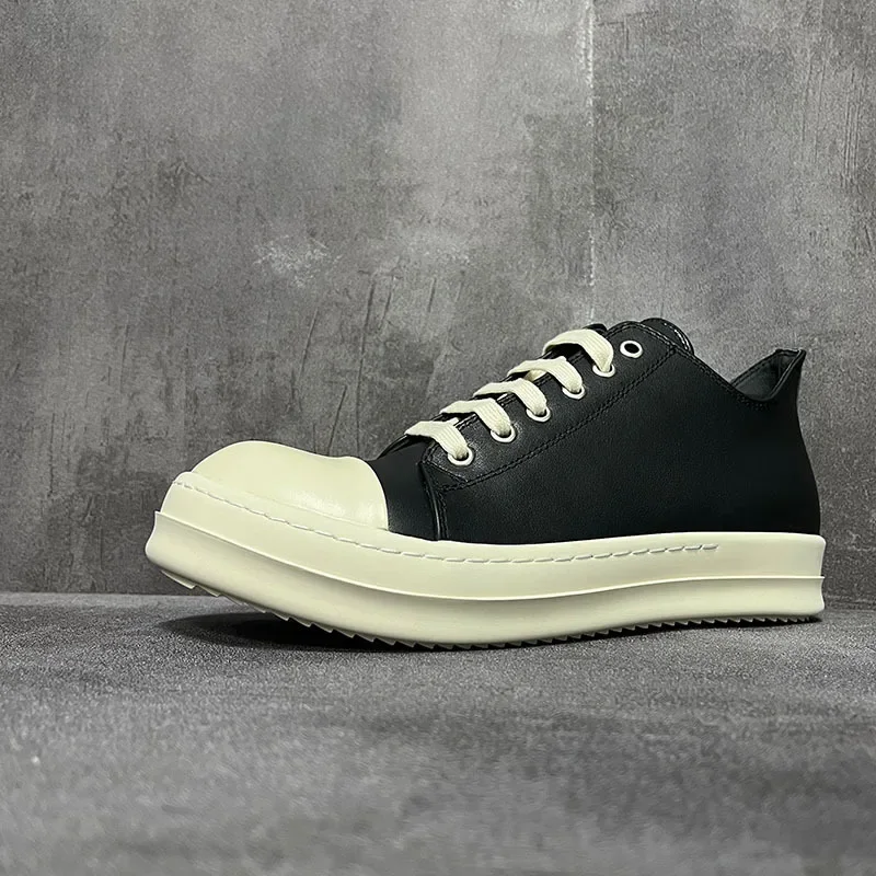 Мужская и женская повседневная обувь кожаные роскошные кроссовки на шнуровке