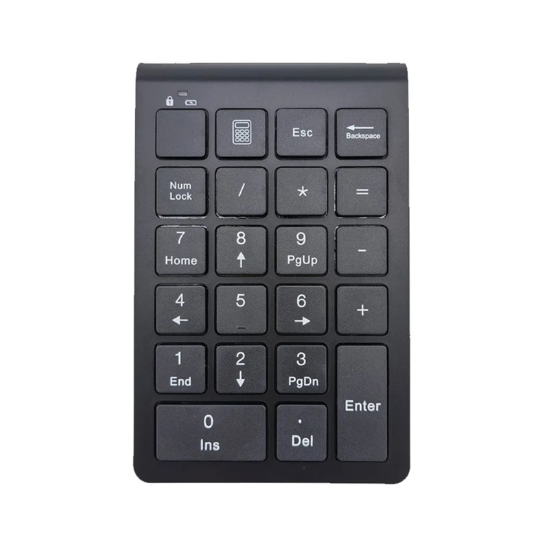 

Wireless Bluetooth-compatible Number Pad Rechargeable 22 Keys Numeric Keypad Portable Slim Numpad For Date Entry Laptop Dropship