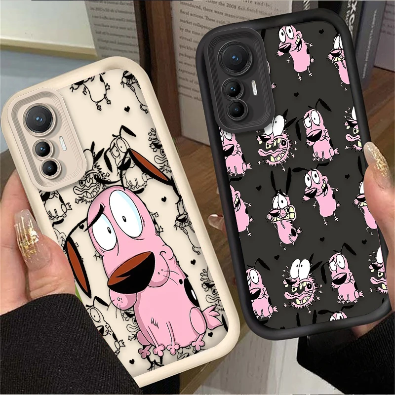 Чехол с абстрактными курсами Cowardly Dog для Xiaomi Poco X7 X6 F5 F6 X5 X3 NFC F3 M6 Pro 4G Mi 13 12 11 Lite 5G 14 13T