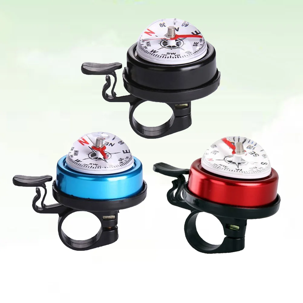 

Compass Bells Aluminum Alloy Durable 2 in 1 Bike Accessory Ring for Mountain Bike MTB