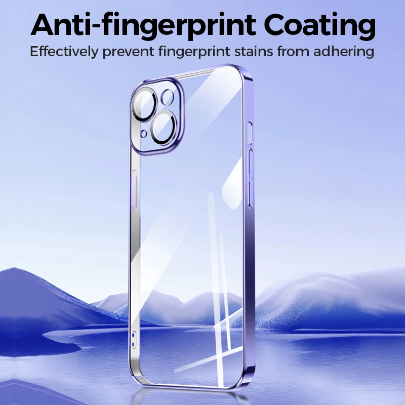 Joyroom Plating Case For iPhone 14 13 12 Pro Max Full Lens Cover Shockproof Soft TPU phone Case Cover For iPhone 14 Pro Max Case