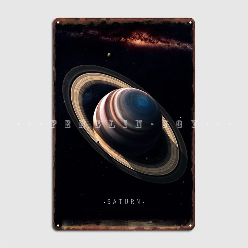 

Saturn Poster Metal Plaque Custom Club Party Poster Pub Garage Tin Sign Poster