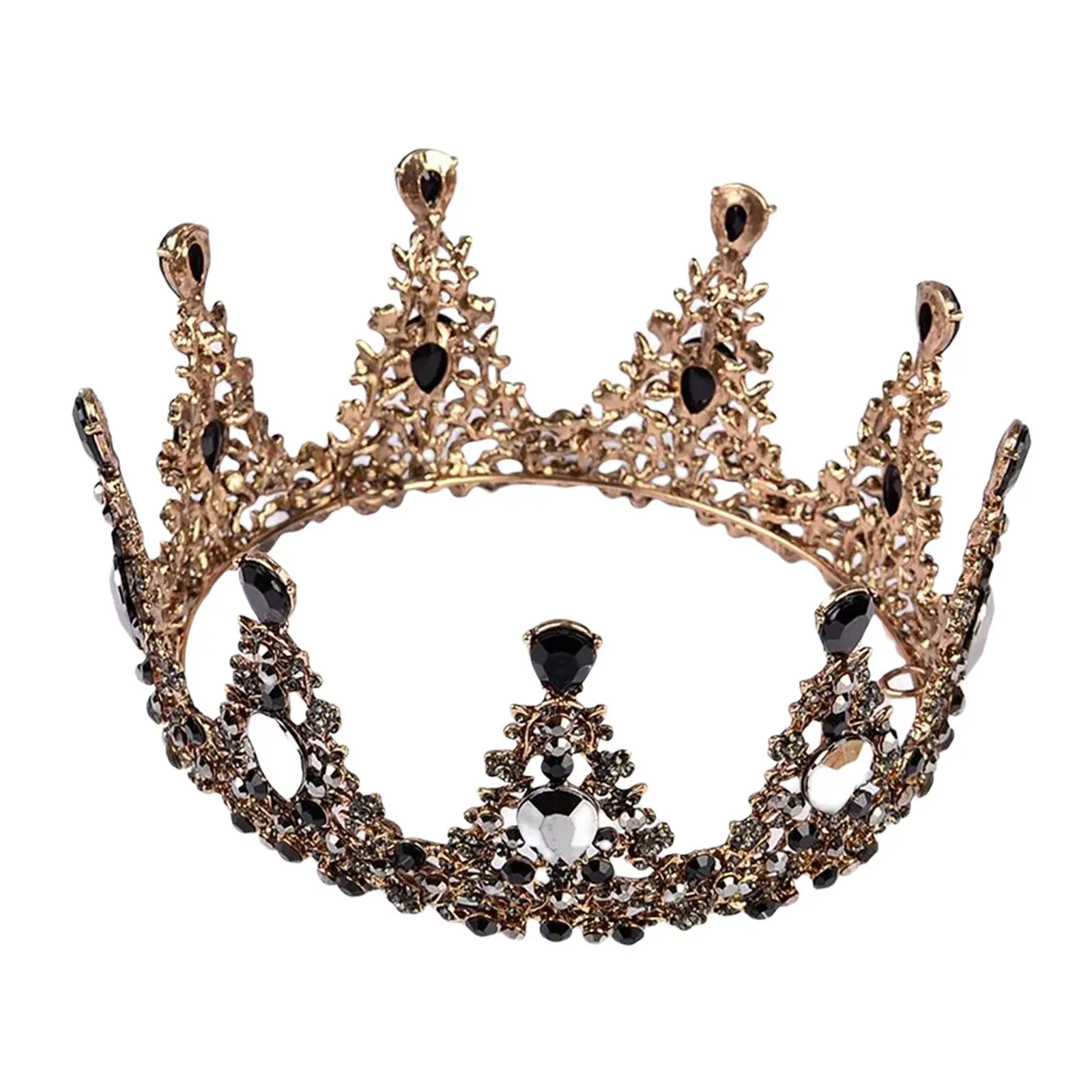 

queen Crowns Cake Topper Rhinestones crown Headpiece for Wedding Bridesmaids Pageant Christmas Hair Accessories