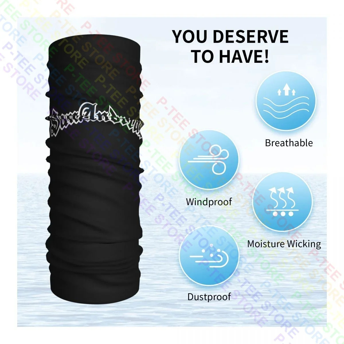 Бандана на шею шарф маска для лица кемпинга