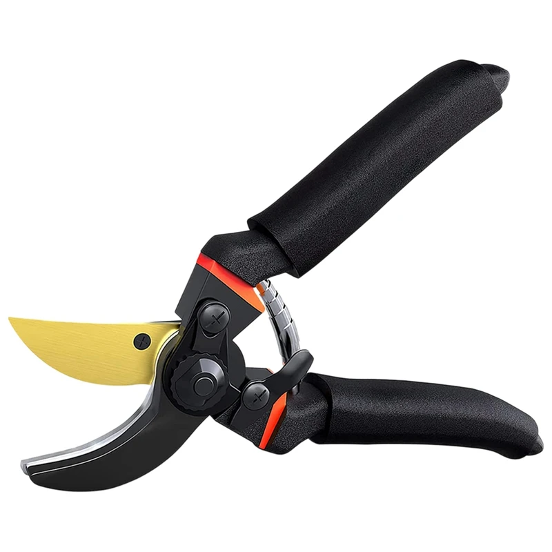 

Pruning Scissors Absorbing Design Plant Cutter With Soft Grip Handle Pad And Shock