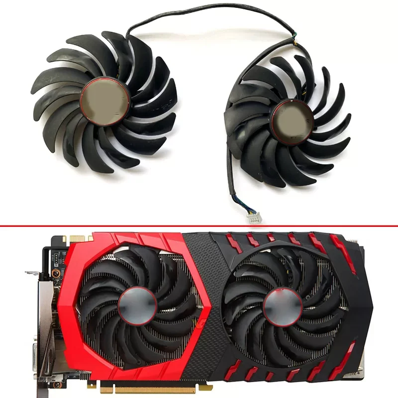 

95MM PLD10010S12HH DC12V 0.40A 4PIN For MSI RX470 480 570 580 GTX1080Ti 1080 1070 1060 GAMING Graphics Card Cooler Fans