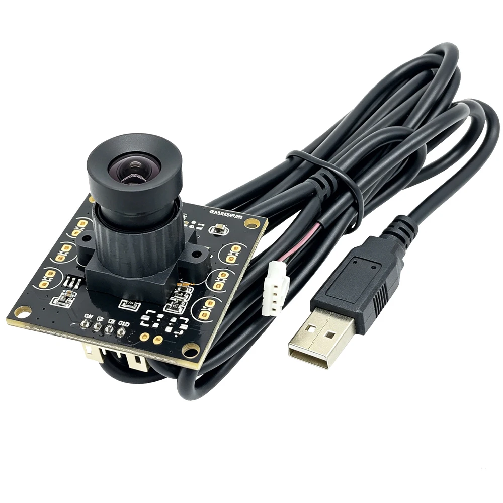 Высокоскоростной USB-модуль камеры 2 МП 30 кадровс без искажений для сканирования штрихкодов, Full HD 1080P, OTG, CCTV, веб-камера UVC MJPEG 120 кадровс для Linux (art.: 3920da4458a36) - 3920da4458a36