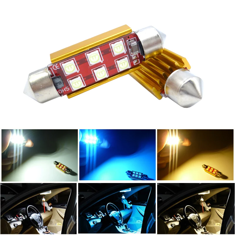 

2x Canbus C5w Led Festoon 3030 SMD High Bright Car Interior Lights For Skoda Octavia Superb Fabia Mk1 Mk2 Mk3 1 2 3 Sedan Combi