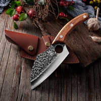 ring meat cleaver small kitchen knife slicing knife field with forging and cutting meat small machete multi purpose
