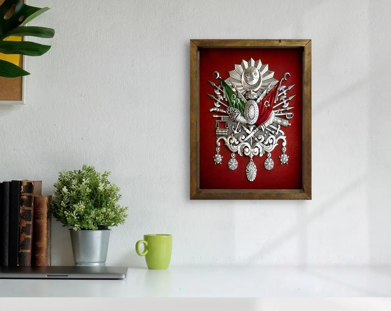 BK Home оттоманка крест дизайн натуральный твердый деревянный стол 45x65cm-5 | Дом и сад