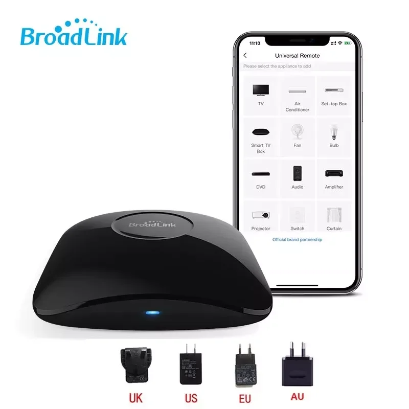 

Broadlink RM4 Pro Universele Intelligente Afstandsbediening Smart Home Wifi +IR+ Rf Schakelaar Werk met Alexa