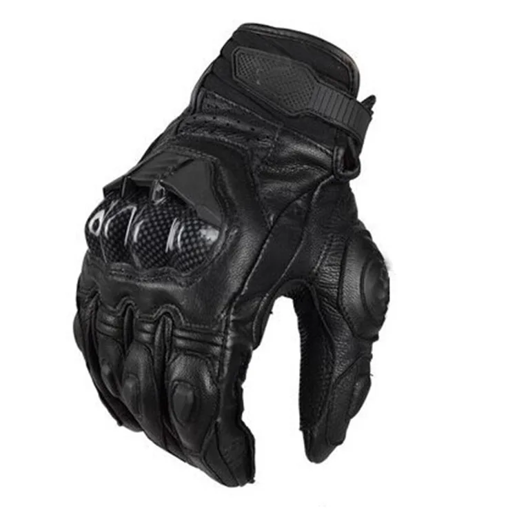 

Sheepskin Gloves Riding Motorcycle Men's Summer Biker Racing Gloves Spring and Autumn Leather Four Seasons Anti-drop Protection