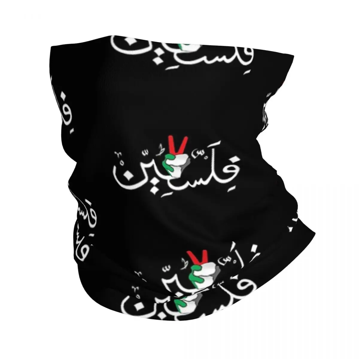 

Free Gaza Palestine Flag Arabic Bandana Neck Gaiter Printed Mask Scarf Multi-use FaceMask Running Unisex Adult Winter