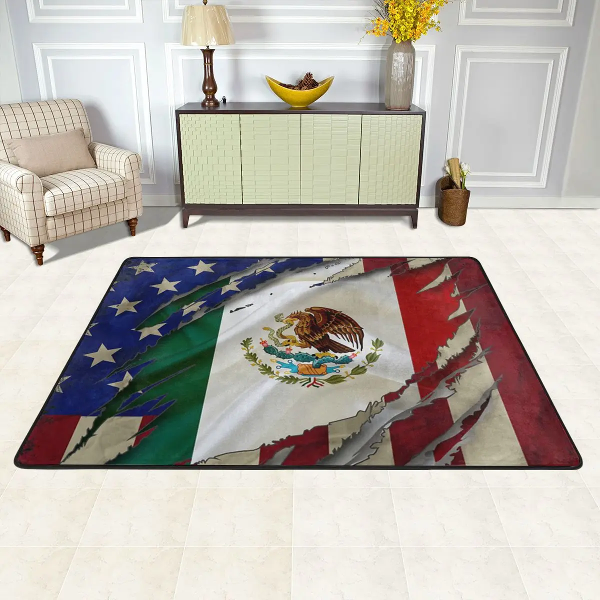 Мексиканский гордый американский флаг США ковры для спальни гостиной