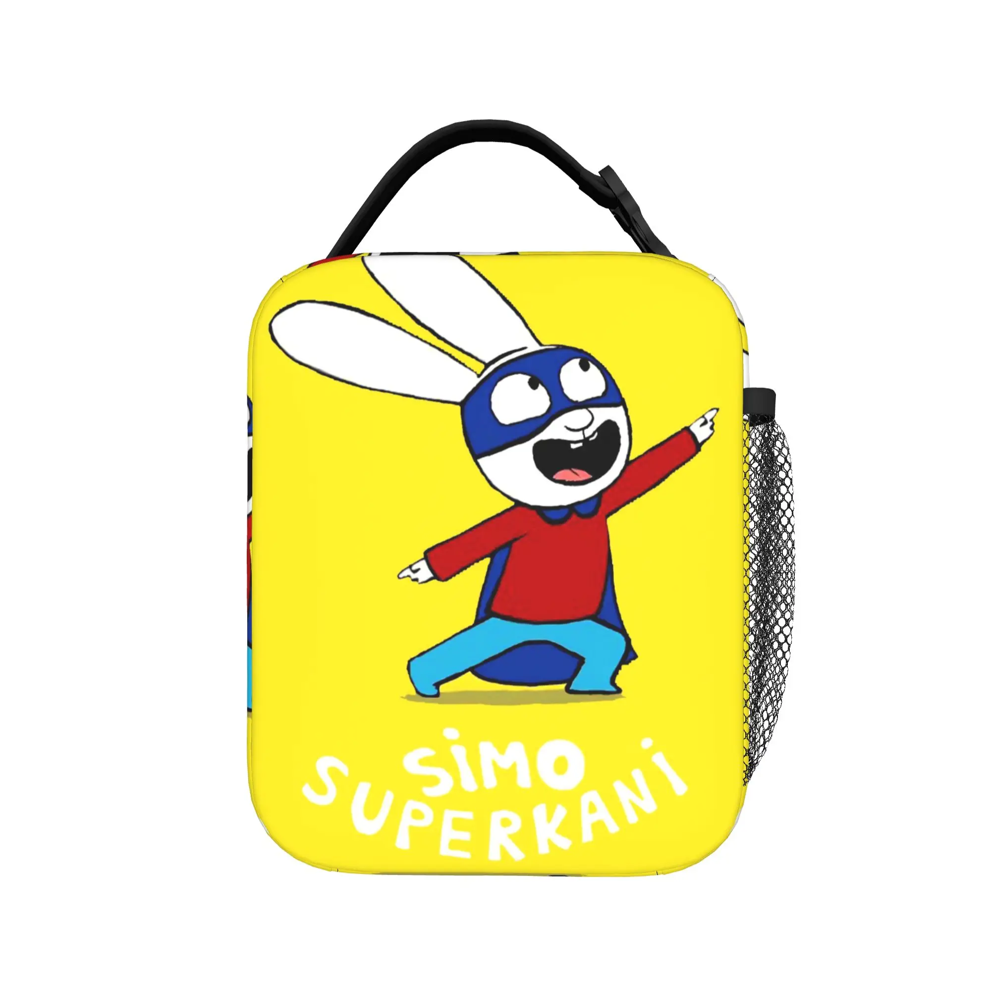 Фото Изолированные сумки для обедов Simon Super Rabbit Accessories, коробка для еды Y2K, термосумка-холодильник для школы №1
