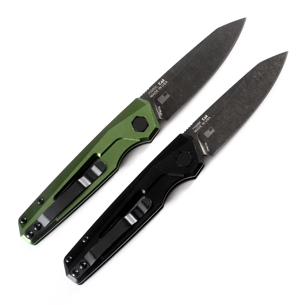 

Складной нож kerшоу 7550 Launch 11 8Cr1 3Mov, карманные ножи с алюминиевой ручкой для повседневного использования, спасательный охотничий инструмент, тактический нож