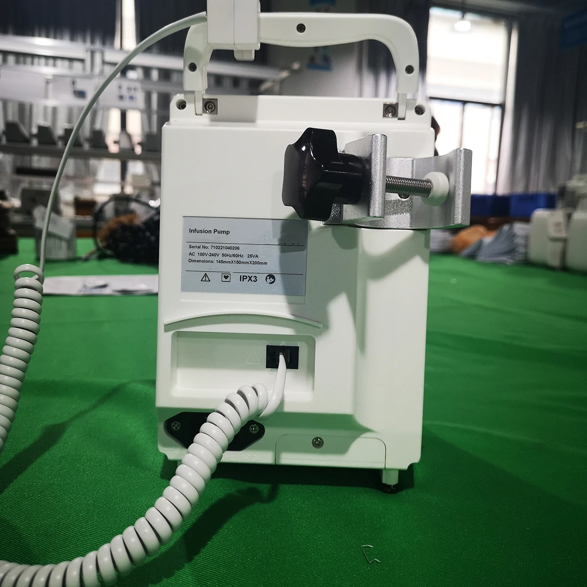 Насос для шприца с высоким расходом Автоматический Объемный шприц инфузии IV