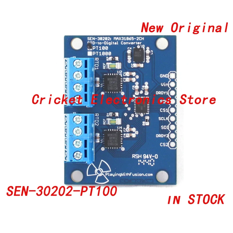 

SEN-30202-PT100 MAX31865-Температурный датчик, RTD (устройство для измерения сопротивления температуре)