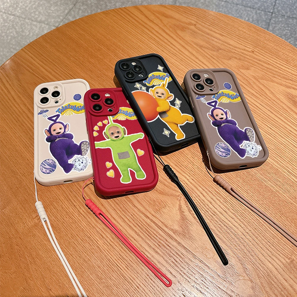 Милый мультяшный детский чехол для телефона T-Teletubbieses Xiaomi Redmi12 12C K30 K40 K50 Note 11 12 13 Pro с