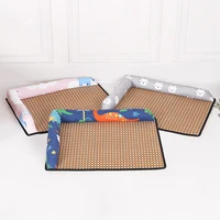 summer cool pet mat for cats bed cartoon dog bed breathable sofa house cat accessories 4 sizes