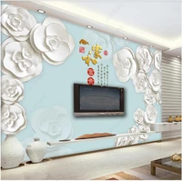 3d flower wallpaper on the wall custom mural chinese embossed flowers sticker bedroom home decor wallpaper for wall in rolls