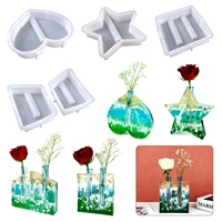 casting moulds diy handmade flower arangement flower pot silicone mould vase resin mold hydroponic plant container