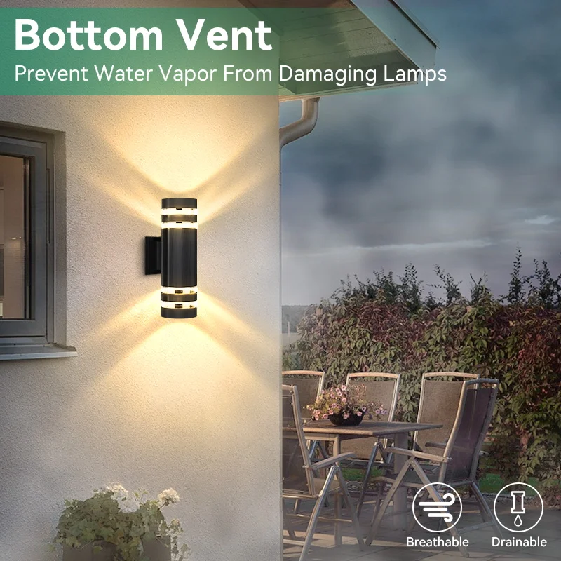 Водонепроницаемый Светодиодный Уличный Настенный Светильник