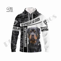 plstar cosmos newest 3d print rottweiler lover pet dog funny harajuku streetwear casual unique unisex hoodiessweatshirtzip a 6