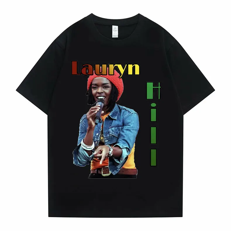 

Футболка унисекс в стиле хип-хоп с принтом «Fugees Lauryn Hill»