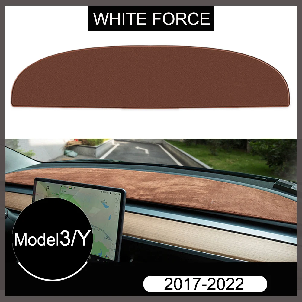 

2022 New for Tesla Model 3 Y 2017 2018 2019 2020 2021 2022 Dashmat Dashboard Cover Dash Mat Pad Sunshade Dash Board Cover Carpet