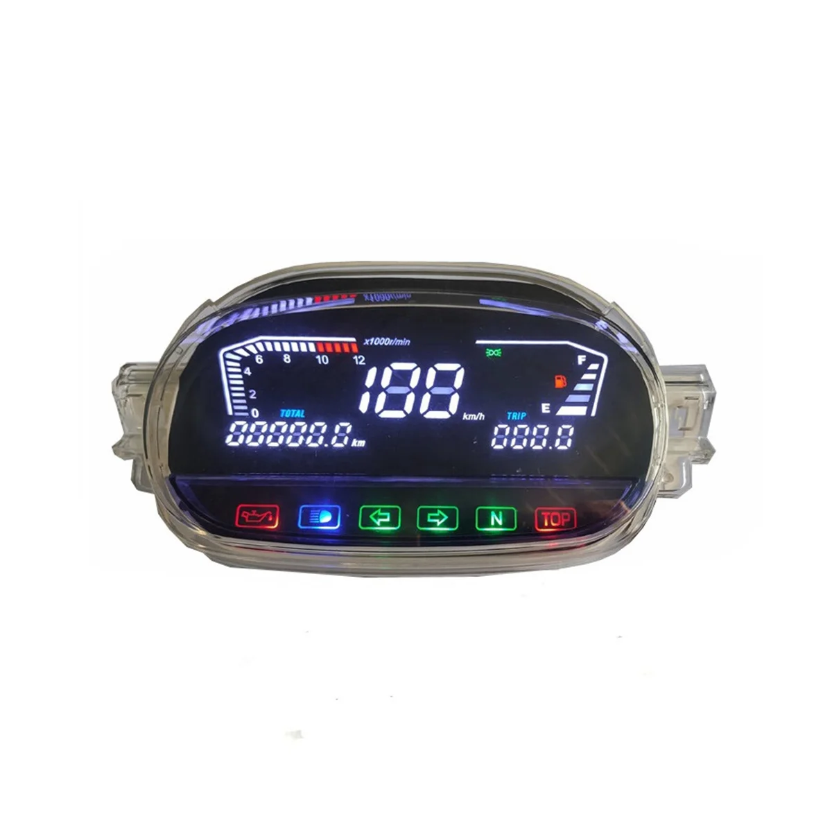 

Motorcycle LED Digital Speedometer for Y1255ZR Y125Z LED Odometer Tachometer