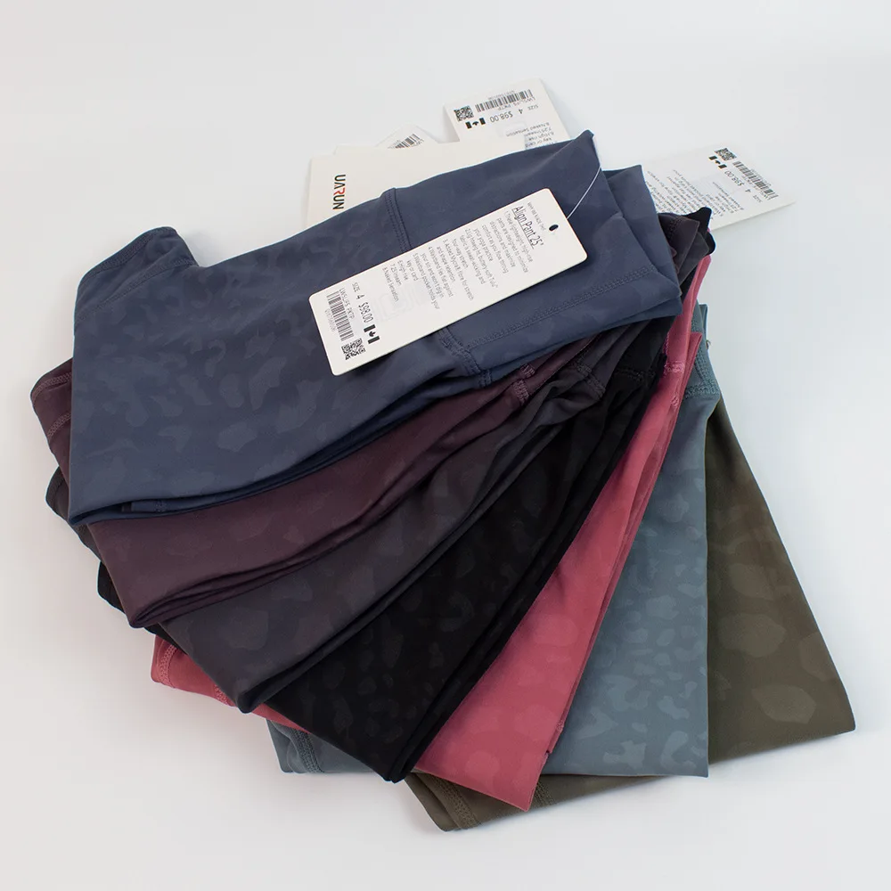 Fitness LuLu Running Street Sports Women Leggings Yoga Pants High Waist Tight Gym Stretch Seamless Female Jogging Trousers