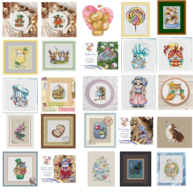 PDF по электронной почте продажа 5-57 Набор для вышивки крестиком Электронная