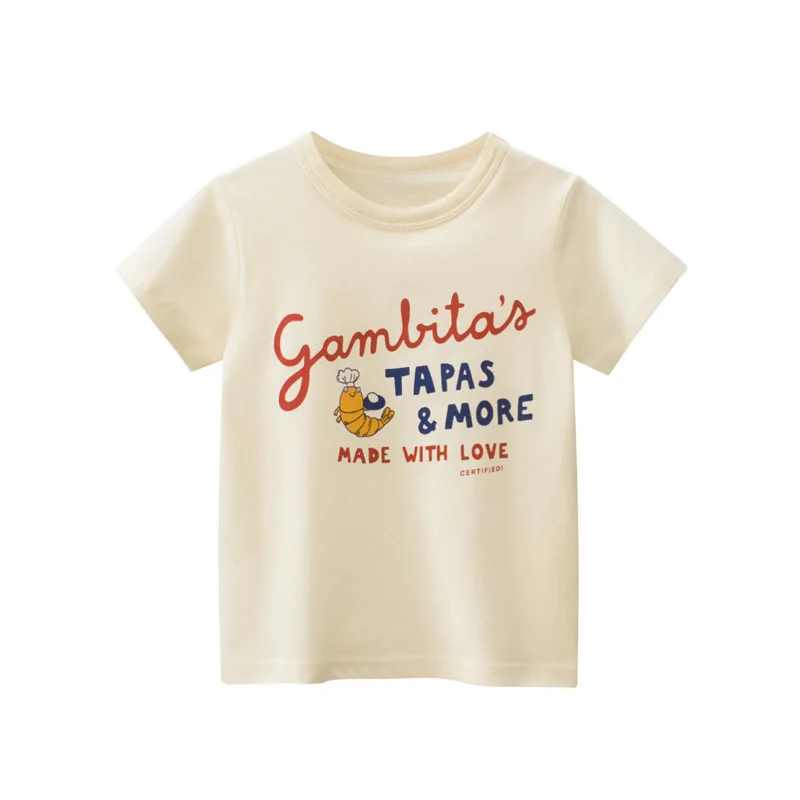 

Summer New Cotton Kids T Shirts Summer Toddlers Baby Girls Clothes Short Sleeve Tops Baby T Shirts Casual Loose Kids T Shirt Set