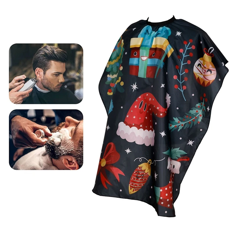 Рождественская Детская Парикмахерская накидка с мультяшным рисунком платье для