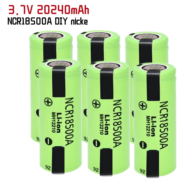 

New high quality 18500A 3.7V 18500 2040mAh 100% Original For NCR18500A 3.6V battery for Toy Torch Flashlight ect+DIY nicke