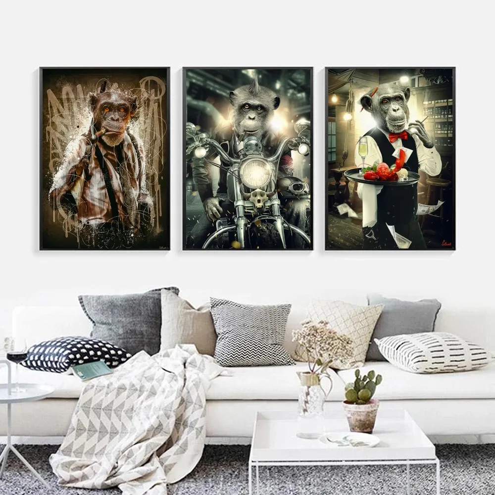 Sylvain Binet Poster Kraft Club Bar Paper Vintage Wall Art Painting Bedroom Study Big Szie Stickers