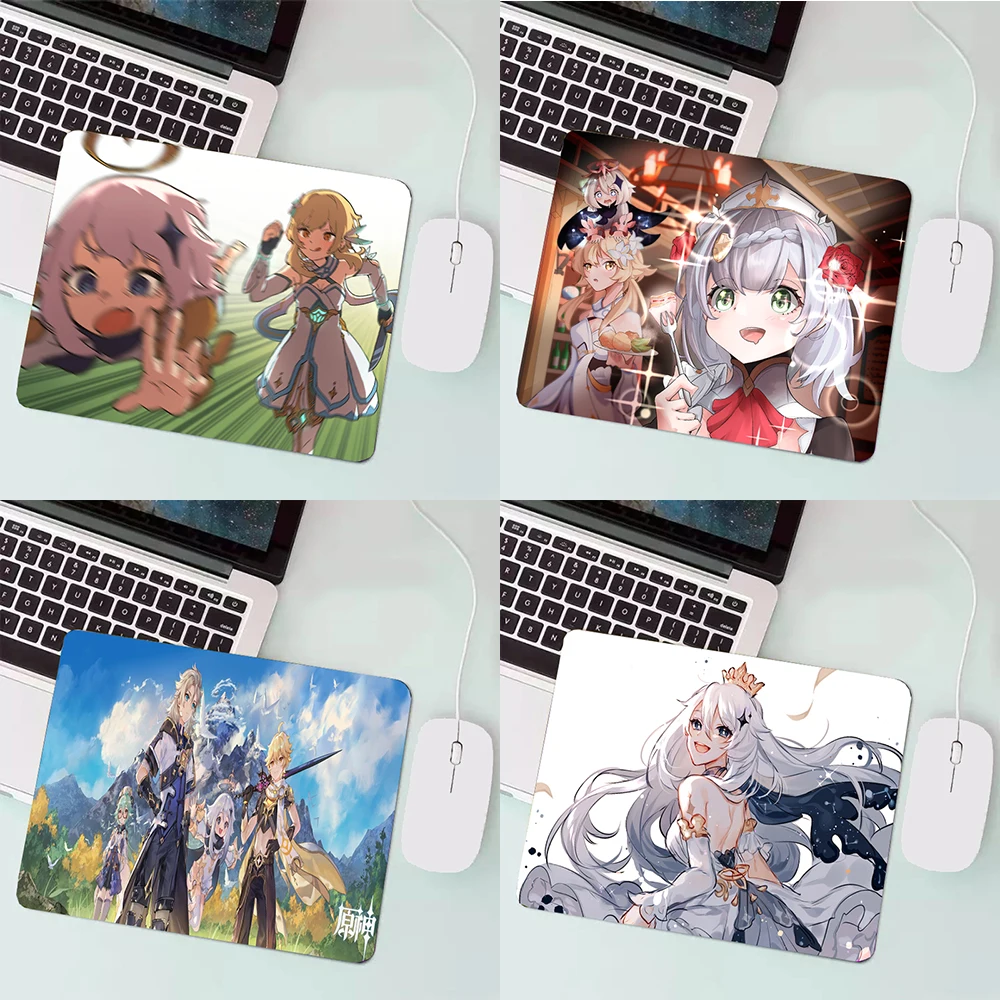 

Paimon Genshin Impact Cs Mouse Pad Gamer Pads Small Kawaii Mat Mousepad Cute Anime Gaming Accessories Pc Carpet Laptop Mats Desk
