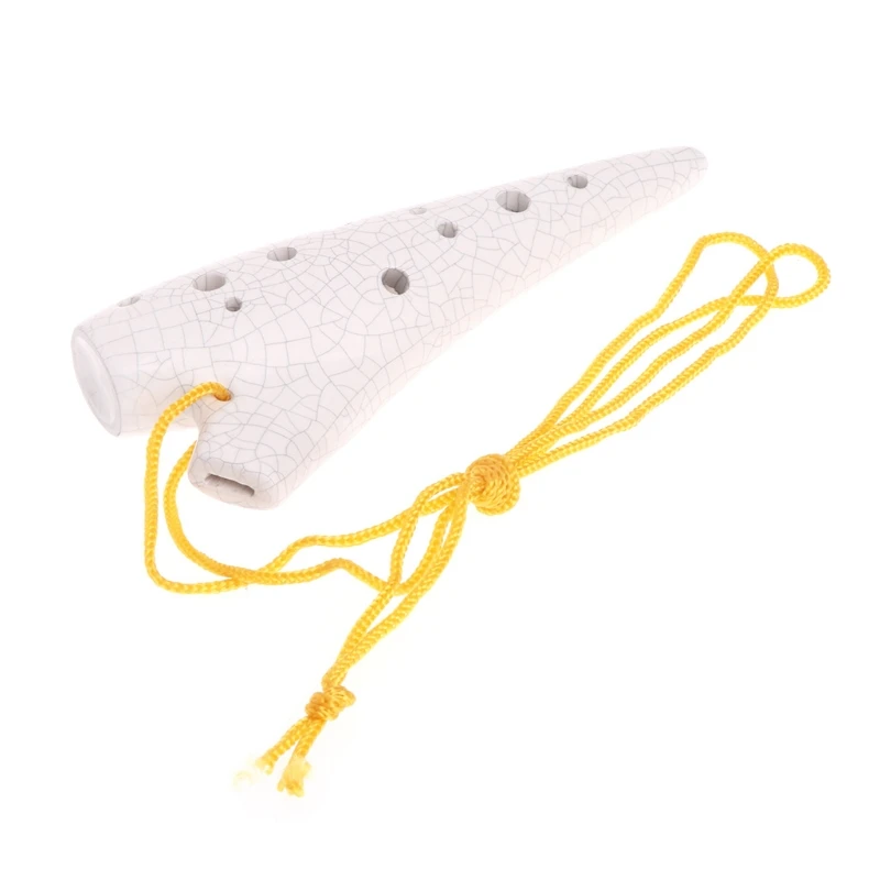 

Alto 12 отверстий Ocarina керамический тон C флейта Набор музыкальных инструментов с шейным ремешком шнур для детей подарок для детей