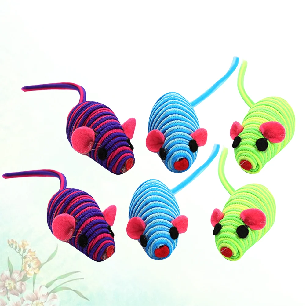 

Cat Toy Toys Mouserope Elastic Cats Interactive Indoor Mice Catnip Pet Kitten Chew Plush Supplies Nip Shape Accessories Rat